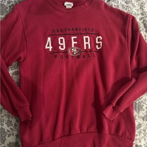 Vintage embroidered San Francisco 49ers Red Sweater